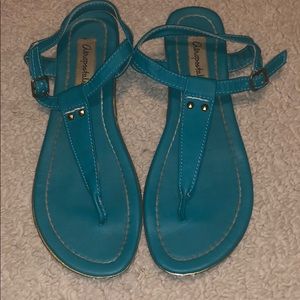 Turquoise sandals